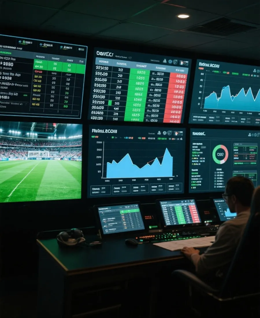 盘口趋势与数据分析可视化示意图